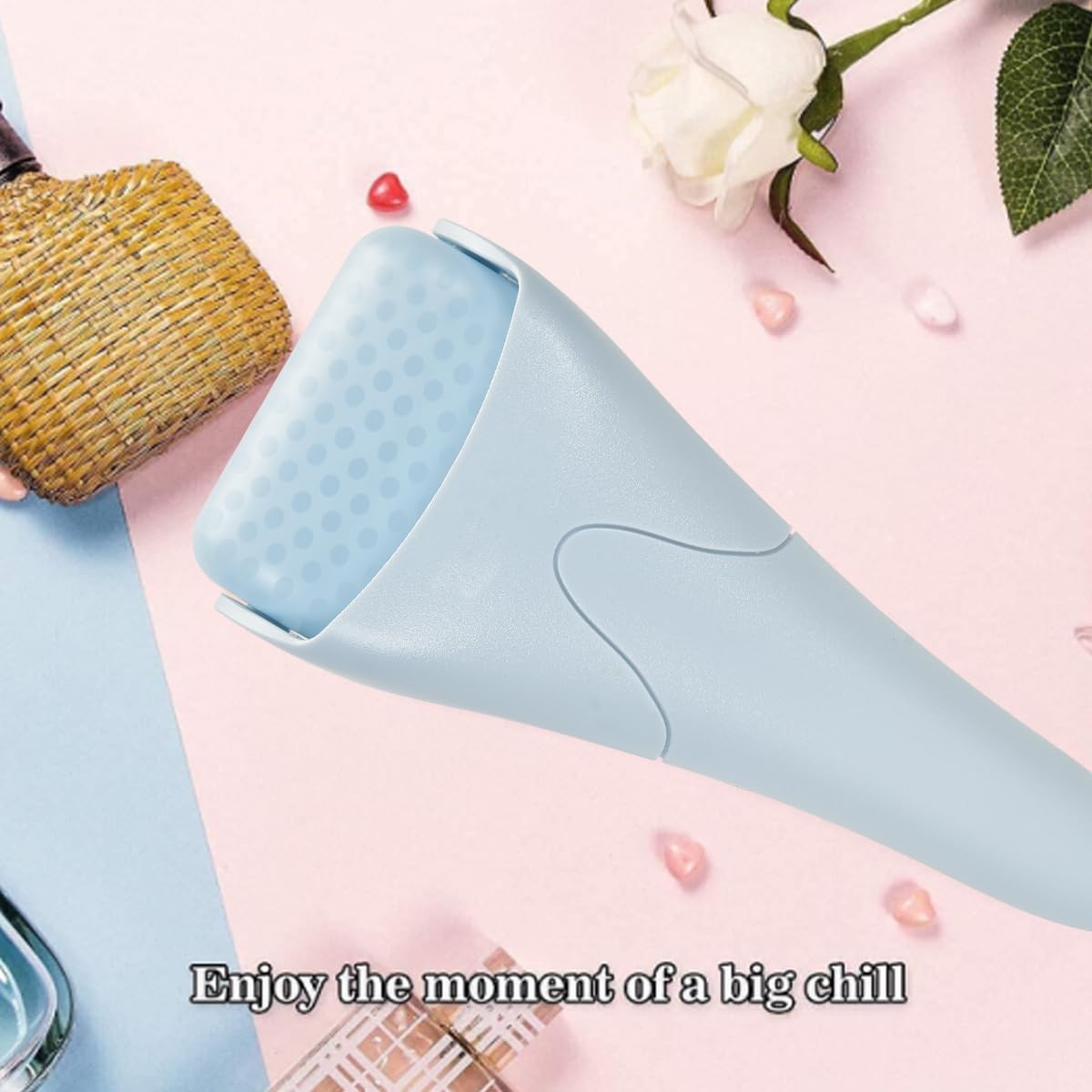 Ice Roller for Face & Eyes – Cooling Facial Massager for Skincare & Relaxation