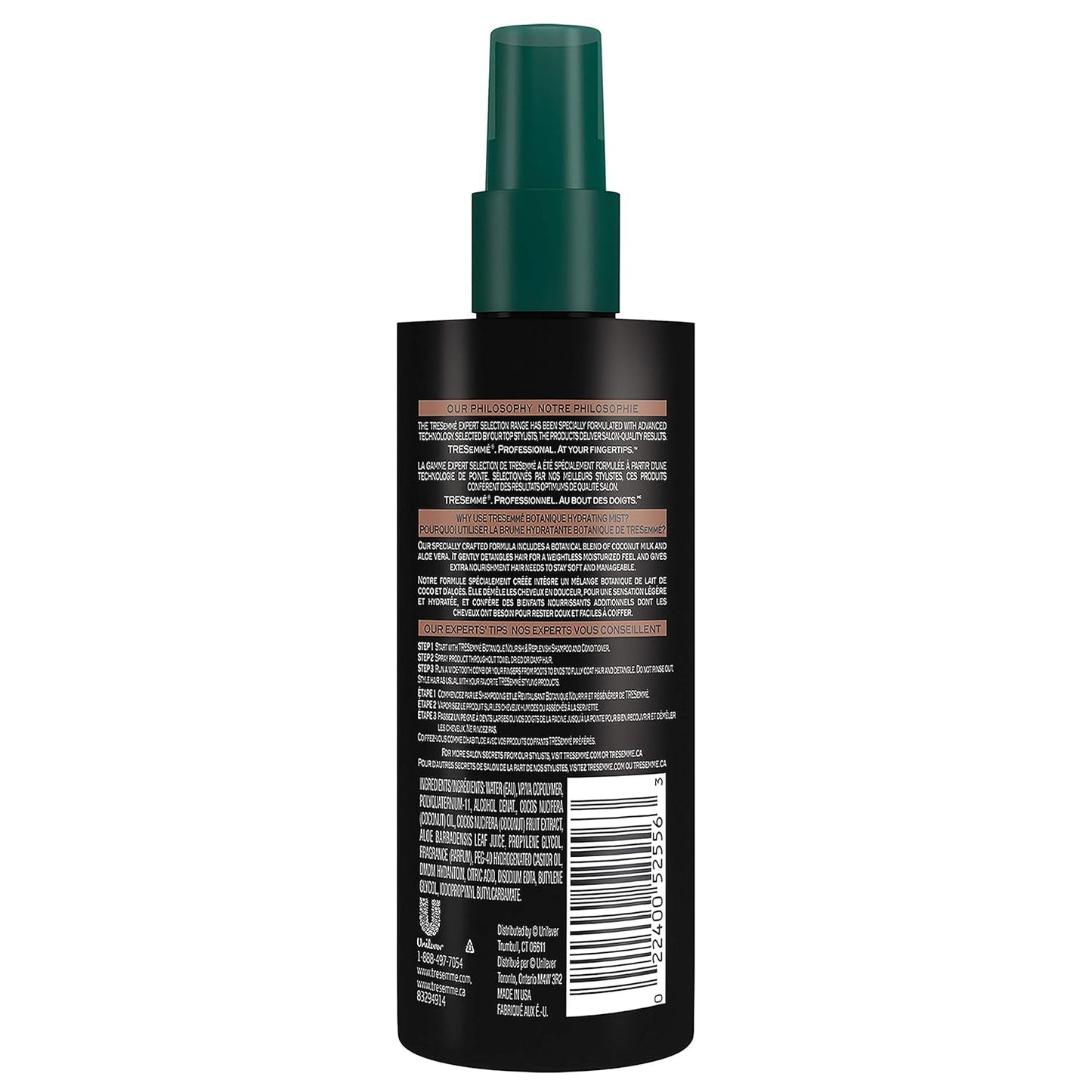 TRESemmé Botanique Nourish & Replenish Hydrating Mist 4.2 oz | Hair Mist
