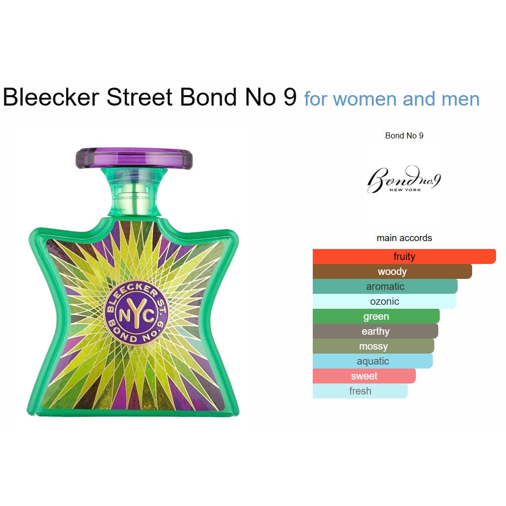 Bond No. 9 Bleecker Street EDP 3.3 oz – Unisex Luxury NYC Fragrance