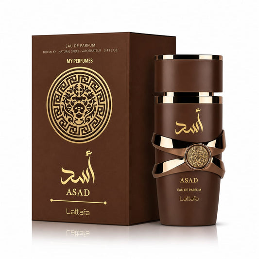 Lattafa Asad Eau de Parfum for Men – 100ml / 3.4 fl oz