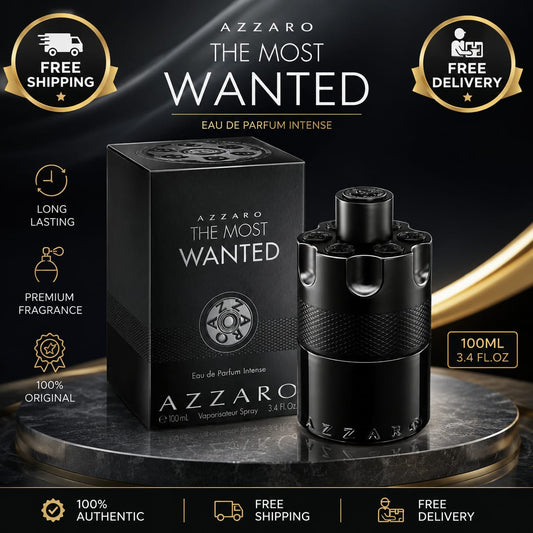 Azzaro The Most Wanted Eau de Parfum Intense for Men – 3.4 fl oz / 100 ml