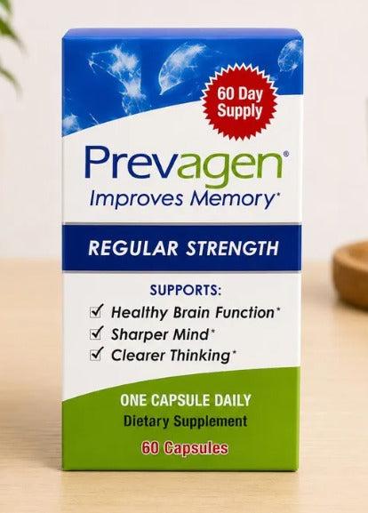 Prevagen Regular Strength 10mg Apoaequorin 60 Capsules
