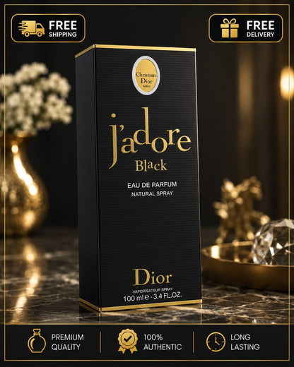J’adore Black Eau de Parfum Spray for Women – 100ml / 3.4 fl oz