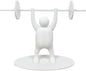 Funny Weightlifter Toilet Paper Holder – Novelty Bathroom Roll Stand