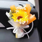 Dried Flower Bouquet Car Air Freshener – Aromatherapy Vent Clip Decor