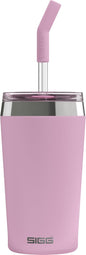 SIGG Helia Insulated Travel Mug – Stainless Steel Tumbler with Glass Straw