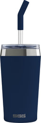SIGG Helia Insulated Travel Mug – Stainless Steel Tumbler with Glass Straw