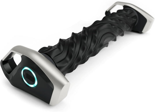 RheoFit A1 automatic hands-free foam roller for back and leg muscle recovery