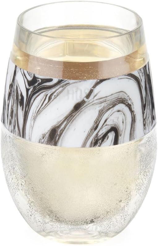 Freezable Stemless Wine Glasses – Insulated Cooling Gel Wine Tumblers Set
