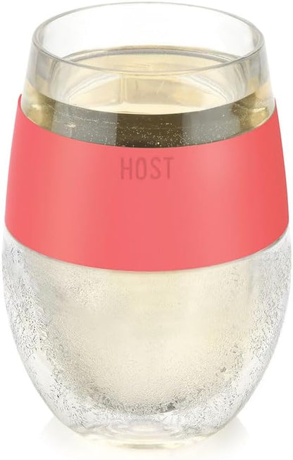 Freezable Stemless Wine Glasses – Insulated Cooling Gel Wine Tumblers Set
