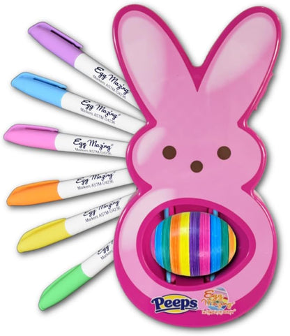 Eggmazing Egg Decorator Peeps Bunny kit with 6 markers