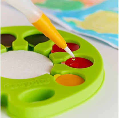 Crayola Watercolor Paint Set – 96 Paint Chips with Refillable Water Brush