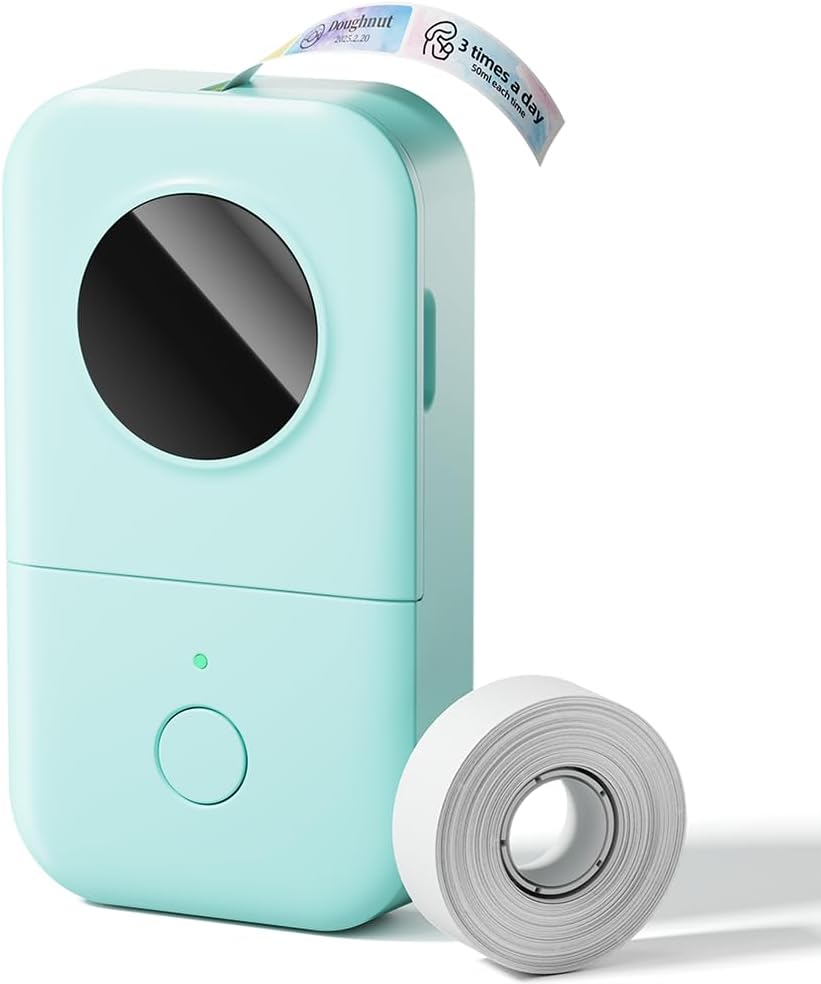 Phomemo D30 Label Maker – Bluetooth Mini Label Printer with Tape