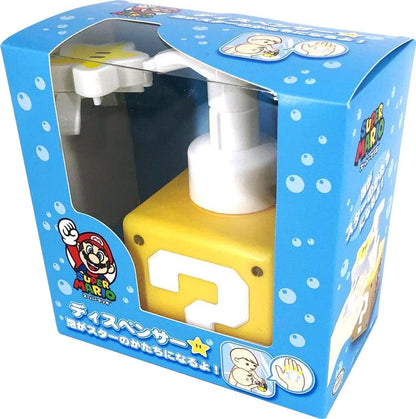 Super Mario Foam Soap Dispenser – Question Block Design, 16.9 oz Yellow