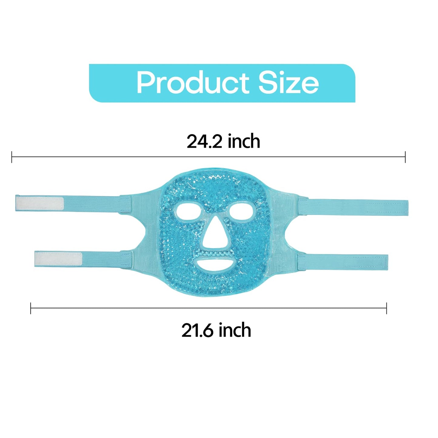 Hot & Cold Eye Gel Pack – Reusable Face Compress for Dry Eyes & Relief