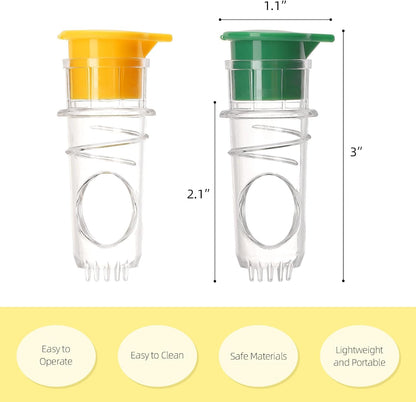 Manual Lemon Juicer Set of 4 – Citrus Squeezer with Filter