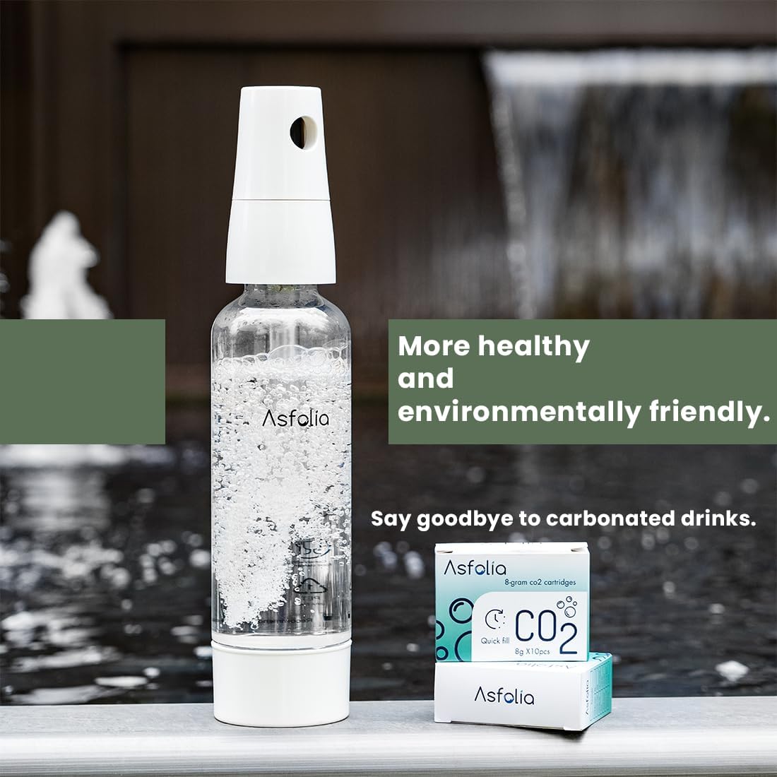 Portable Travel Soda Maker – Cordless Sparkling Water Machine with CO2