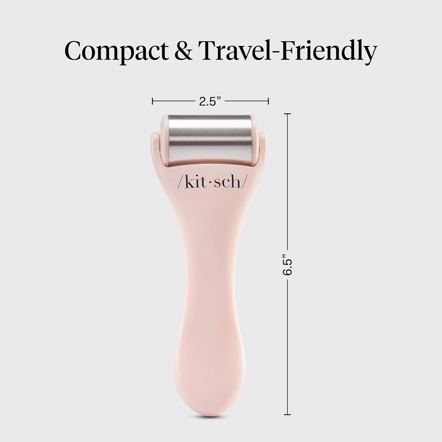 Kitsch Stainless Steel Ice Roller for Face – Cooling Facial & Eye Massager