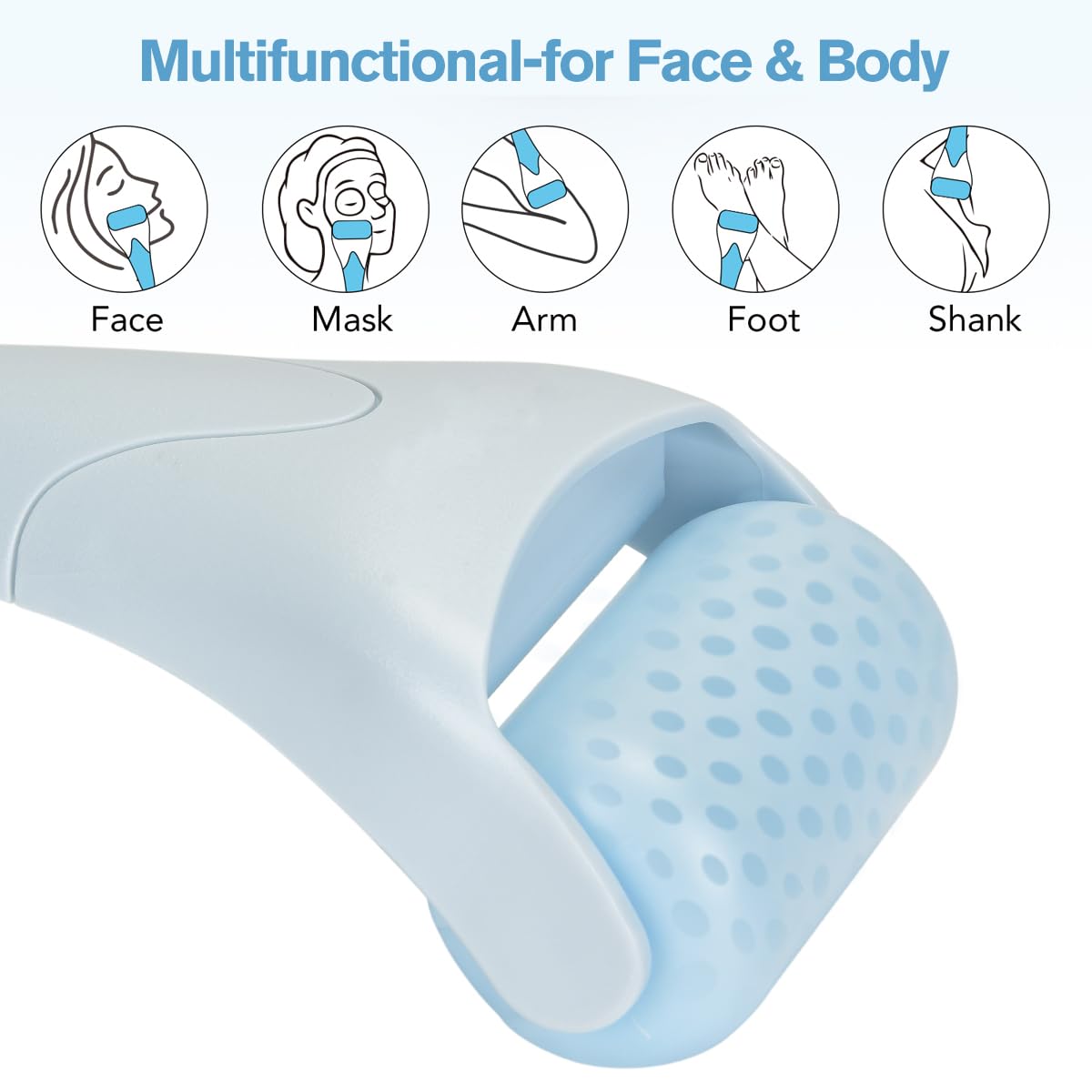Ice Roller for Face & Eyes – Cooling Facial Massager for Skincare & Relaxation