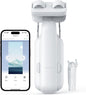 SwitchBot automatic smart curtain opener robot mounted on a curtain rod