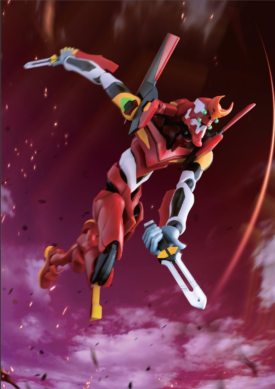 BLOKEES Evangelion Unit-02 Build Kit – 17cm Snap-Assembly Action Figure Model
