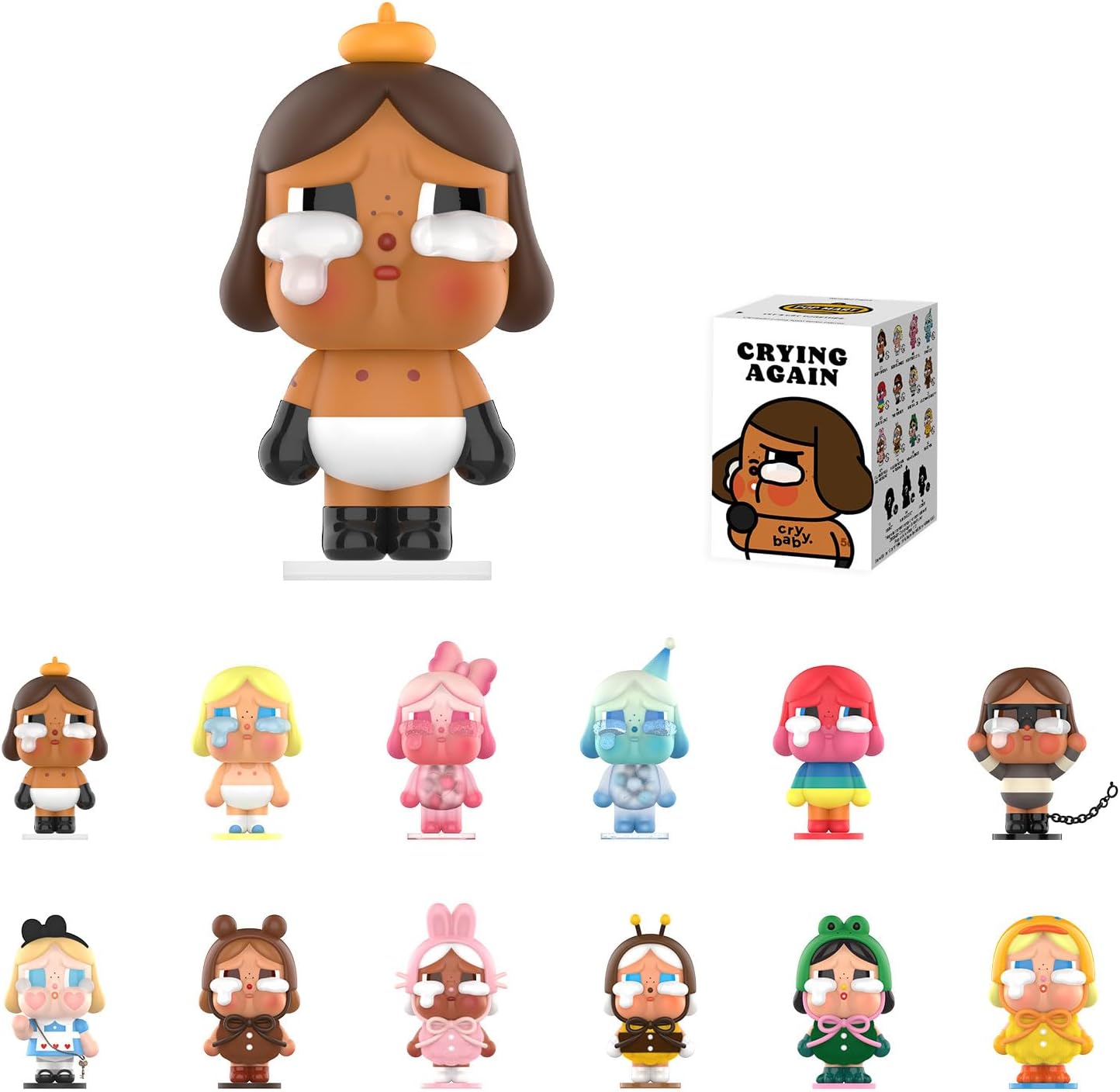 POP MART Crybaby Crying Again Series blind box collectible figure toy
