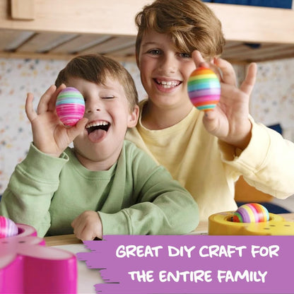 Eggmazing Egg Decorator - Peeps Bunny Kit with 6 Markers
