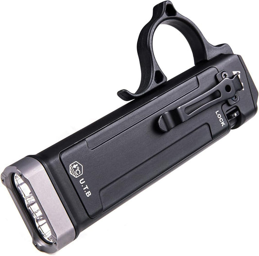 NEXTORCH TA70 slim flat tactical rechargeable EDC flashlight with stainless steel clip