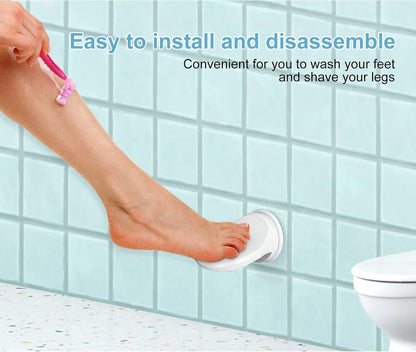 Suction Shower Foot Rest – Non-Slip Leg Shaving & Pedicure Step for Bath