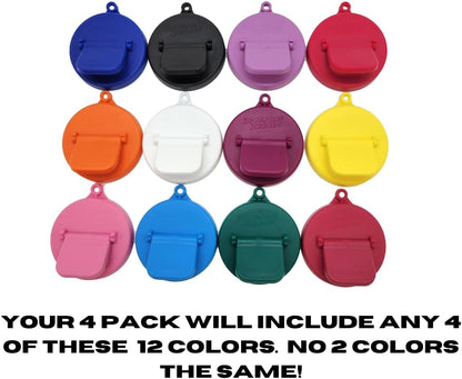 Can Covers for Standard 12 oz Cans – 4 Pack Lids, Dishwasher Safe