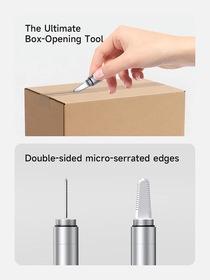 Hagibis SIM Card Ejector Tool with Box Cutter – 2-in-1 EDC Keychain (CP03)