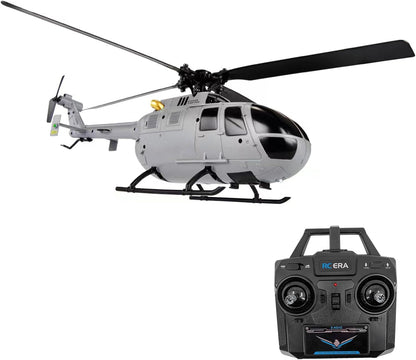 GoolRC C186 gray remote control helicopter with single main rotor
