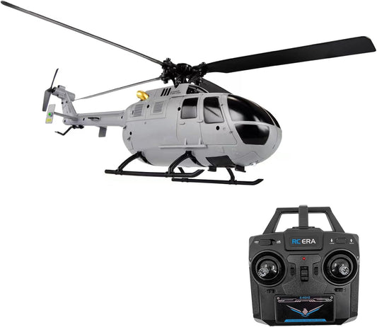 GoolRC C186 gray remote control helicopter with single main rotor
