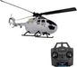 GoolRC C186 gray remote control helicopter with single main rotor
