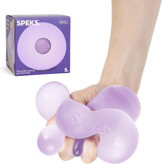 Speks Jumbo Gump ultra-soft squishy memory gel stress ball in mist color