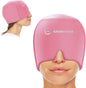 Migraine Relief Cap – Hot & Cold Gel Ice Head Wrap with Eye Mask