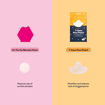 Hanhoo T-Zone Pore & Blemish Patch Bundle – 132 Hydrocolloid Patches (Korean Skincare)