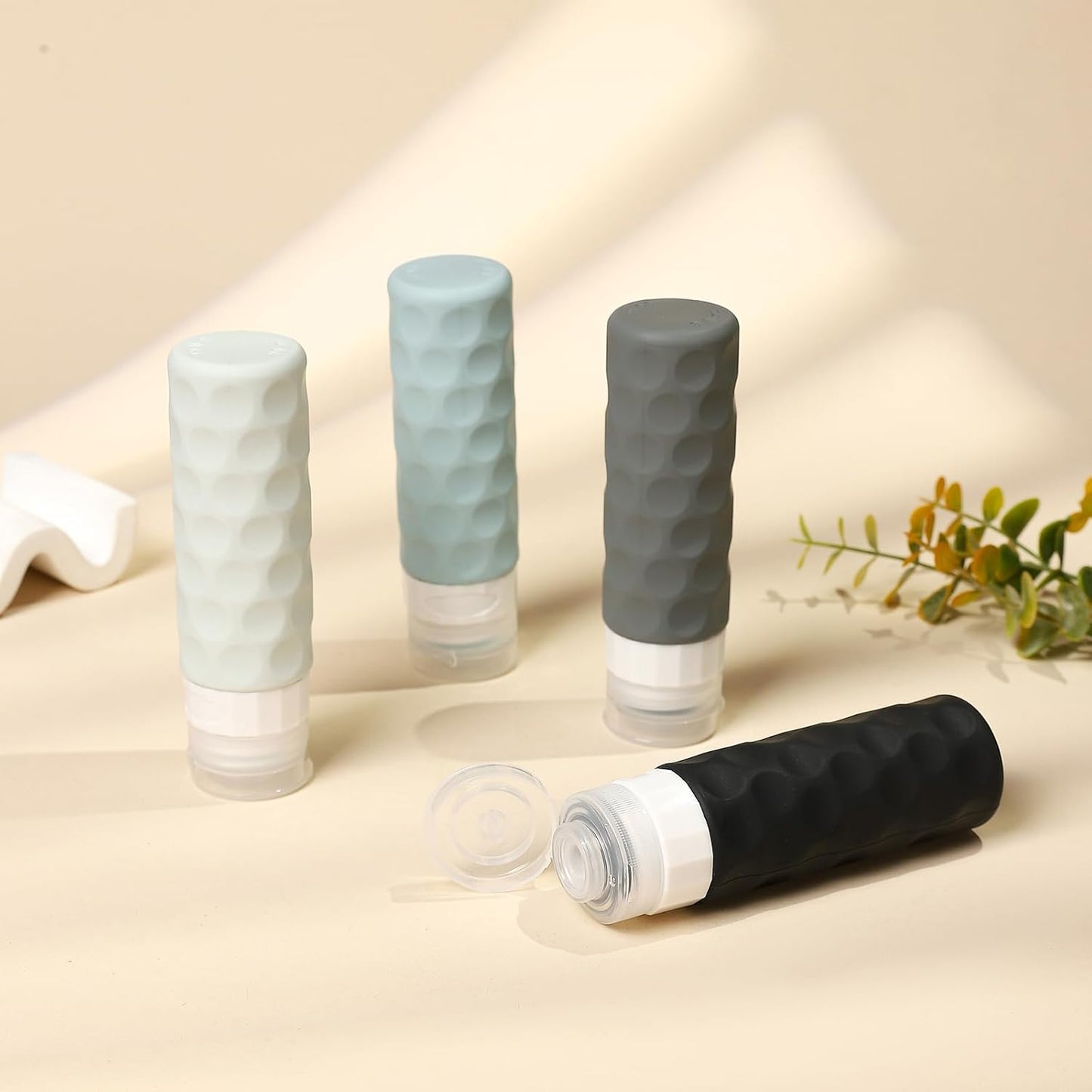 TSA Approved Travel Bottles Set – 3 oz Leak Proof Toiletry Containers