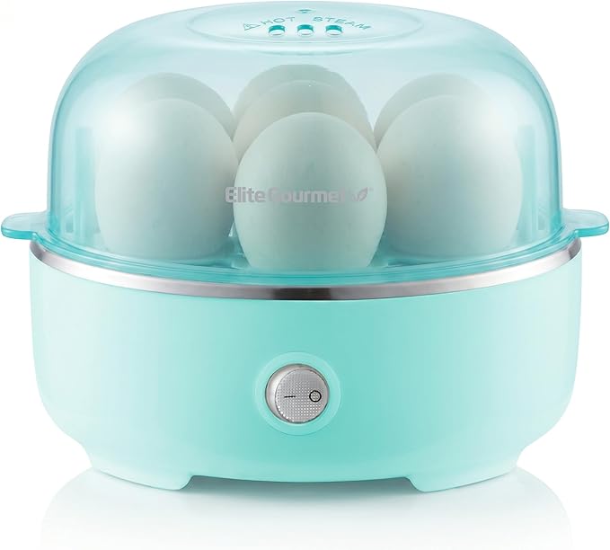 Electric Egg Cooker – 7-Egg Boiler & Steamer with Auto Shut-Off