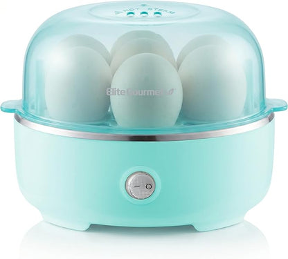 Electric Egg Cooker – 7-Egg Boiler & Steamer with Auto Shut-Off
