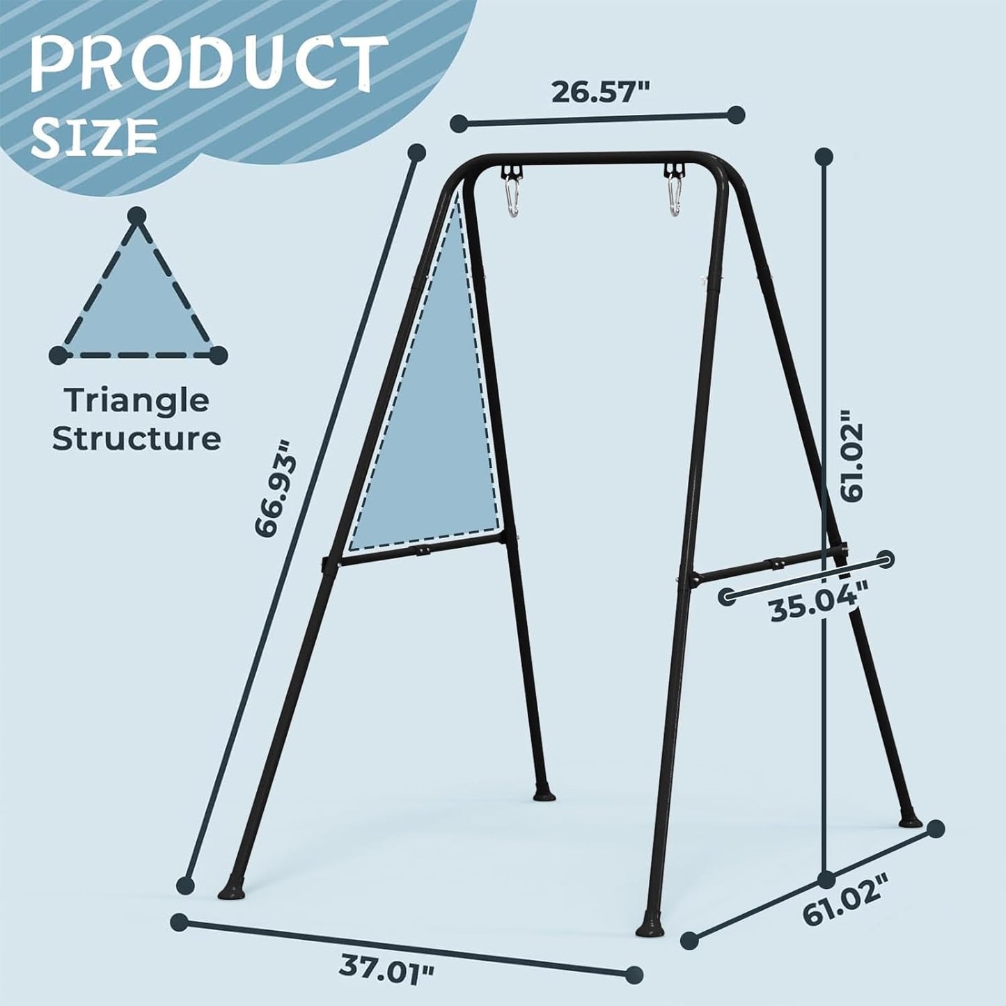 Baby Standing Jumper – Freestanding Activity Bouncer for Indoor & Outdoor