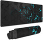 XL extended gaming mouse pad with keyboard and mouse on desk with non-slip base