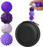 Magnetic Fidget Balls – 4 Pack Textured Silicone Sensory Toys, Quiet