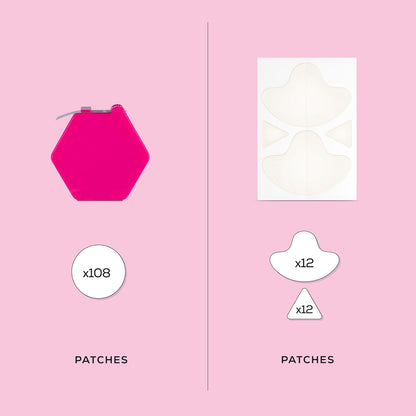 Hanhoo T-Zone Pore & Blemish Patch Bundle – 132 Hydrocolloid Patches (Korean Skincare)