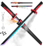 RGB LED sparking cyberpunk sword glowing with color-flow light and spark effects