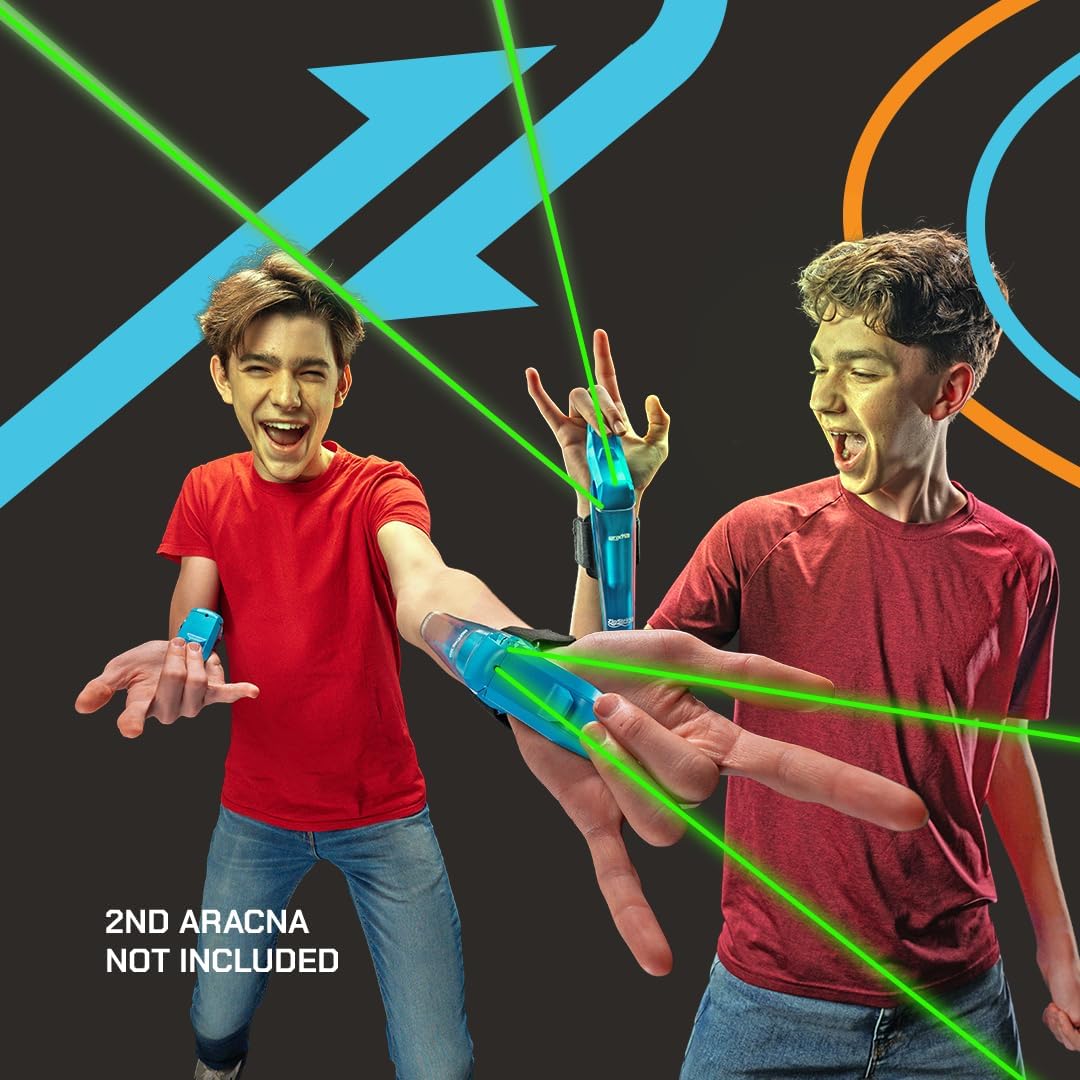 ZipString Aracna Webshooter – Glow-in-the-Dark String Launcher Trick Toy for Kids & Teens