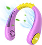 Kids Neck Fan – Portable Bladeless Cooling Fan for Kids with 4 Speeds