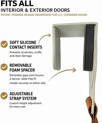 Hands-Free Back Scratcher – Door Mounted Adjustable Full Body Itch Relief