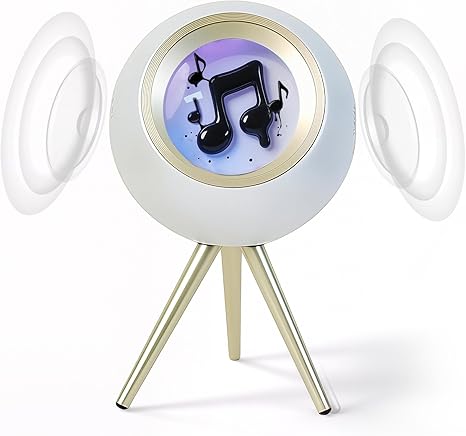 Dancing Ferrofluid Bluetooth Speaker - 30W Magnetic Fluid Audio Visualizer with RGB Light, Desk Toy