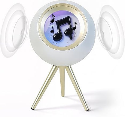 Dancing Ferrofluid Bluetooth Speaker - 30W Magnetic Fluid Audio Visualizer with RGB Light, Desk Toy
